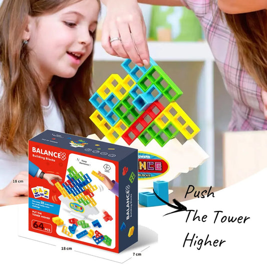 Balance Stacking Tower Block Game