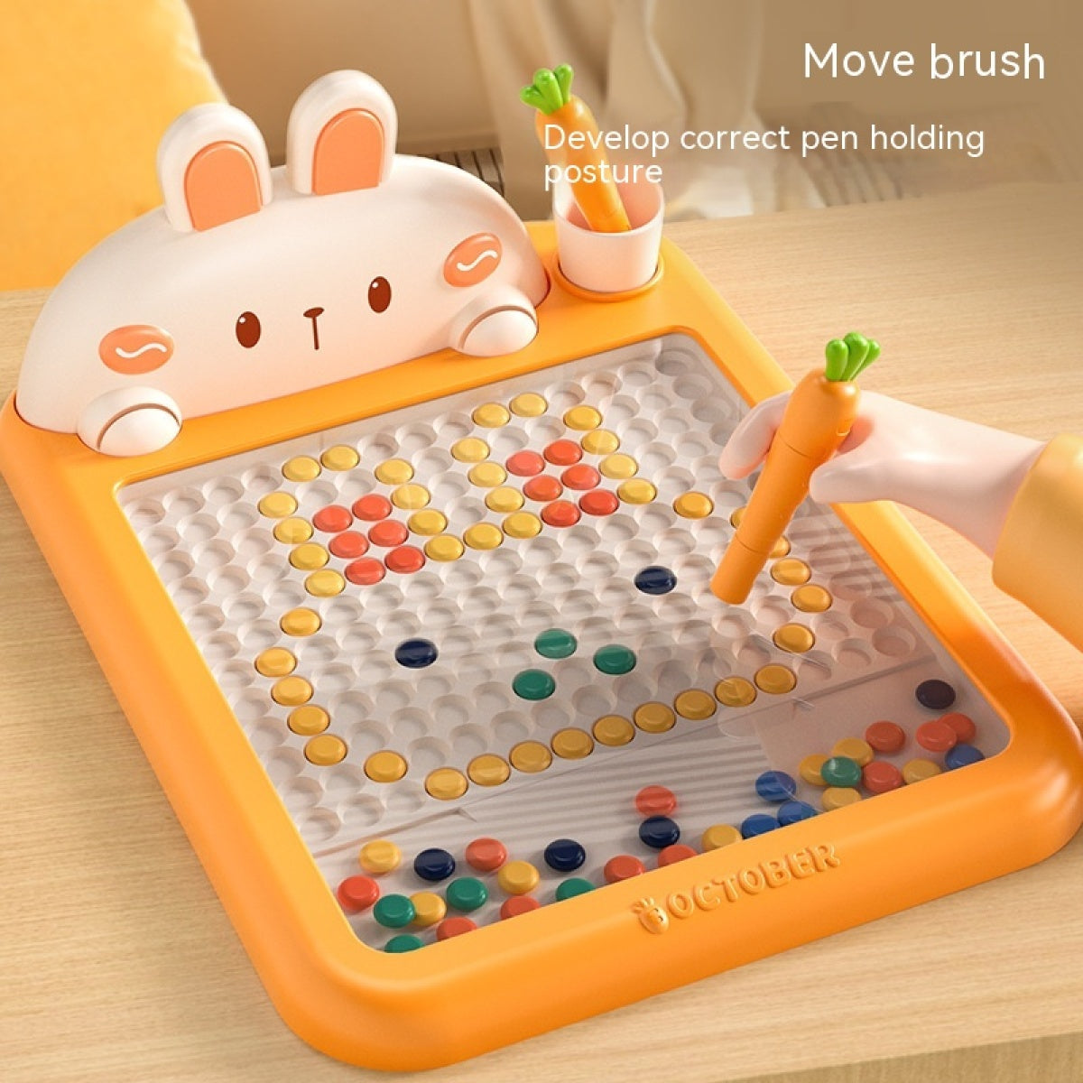 Toy Programming Puzzle Rabbit Rabbit Magnetic Drawing Puzzle Toy – FlutterKids